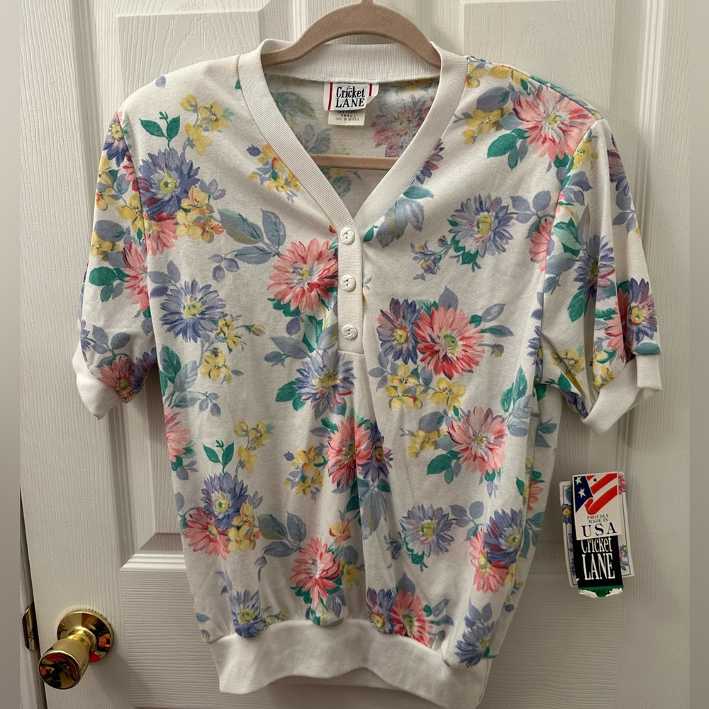 Vintage Cricket Lane Womens Shirt Top Size‎ Small